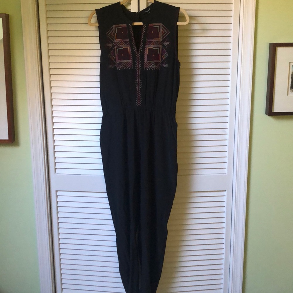 Madewell silk jumpsuit